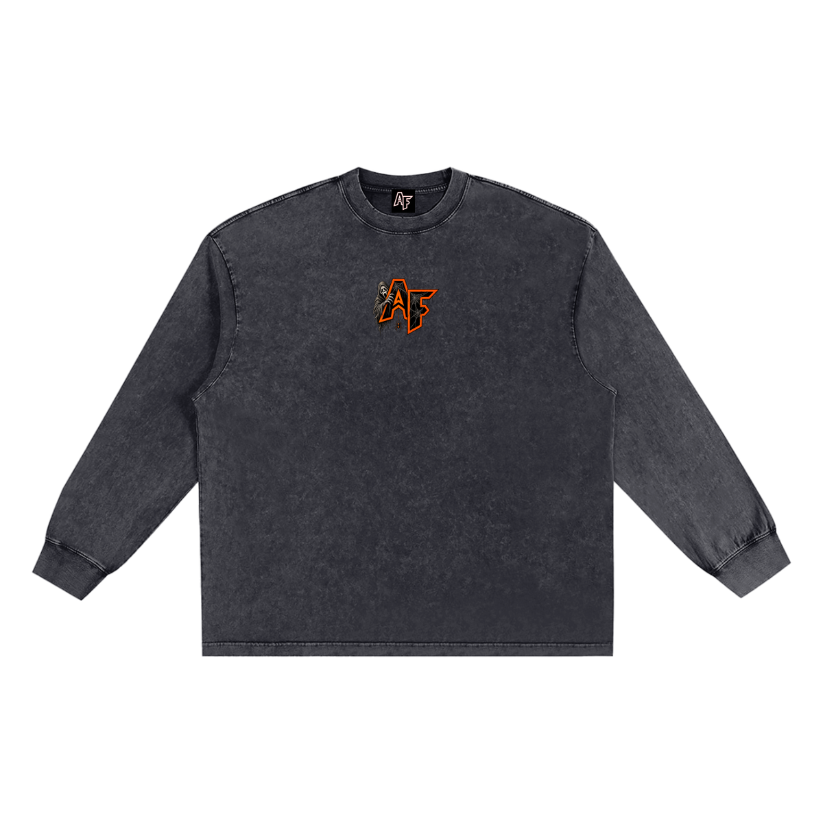 AF Halloween Snow Washed Frayed Edge T-Shirt