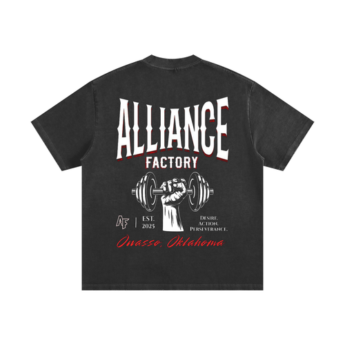 AF Heavyweight Vintage Washed Frayed T-Shirt