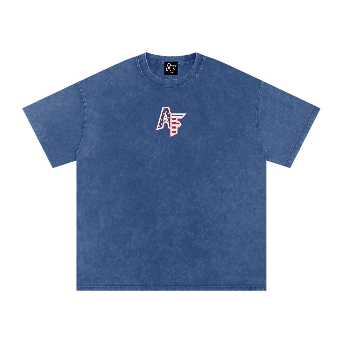 AF USA World Snow Washed Oversized T-Shirt
