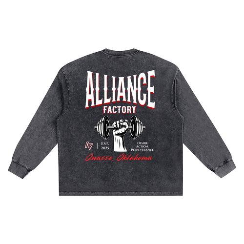AF Snow Washed Frayed Edge T-Shirt