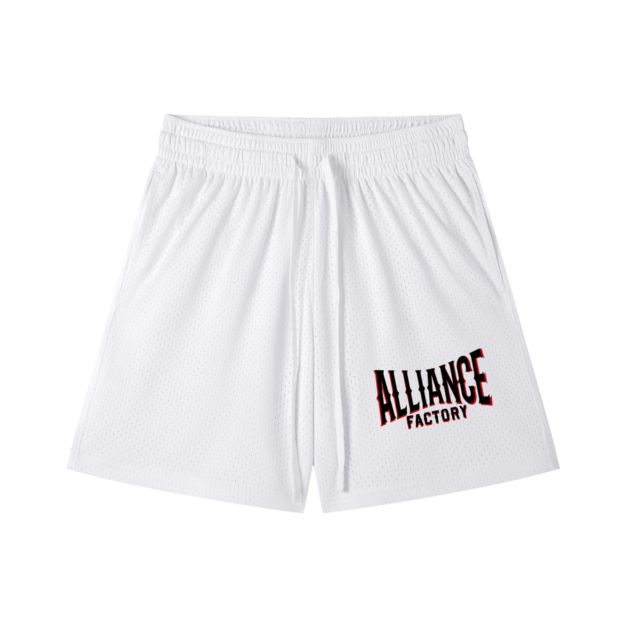 Mesh Drawstring Shorts