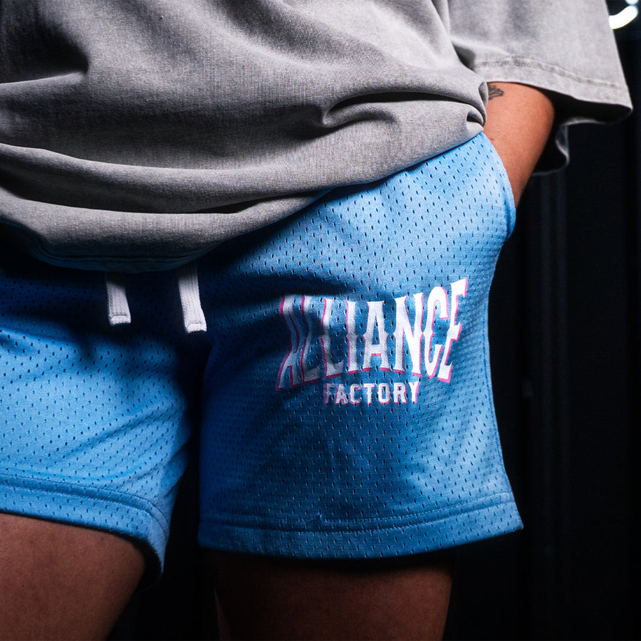 Mesh Drawstring Shorts