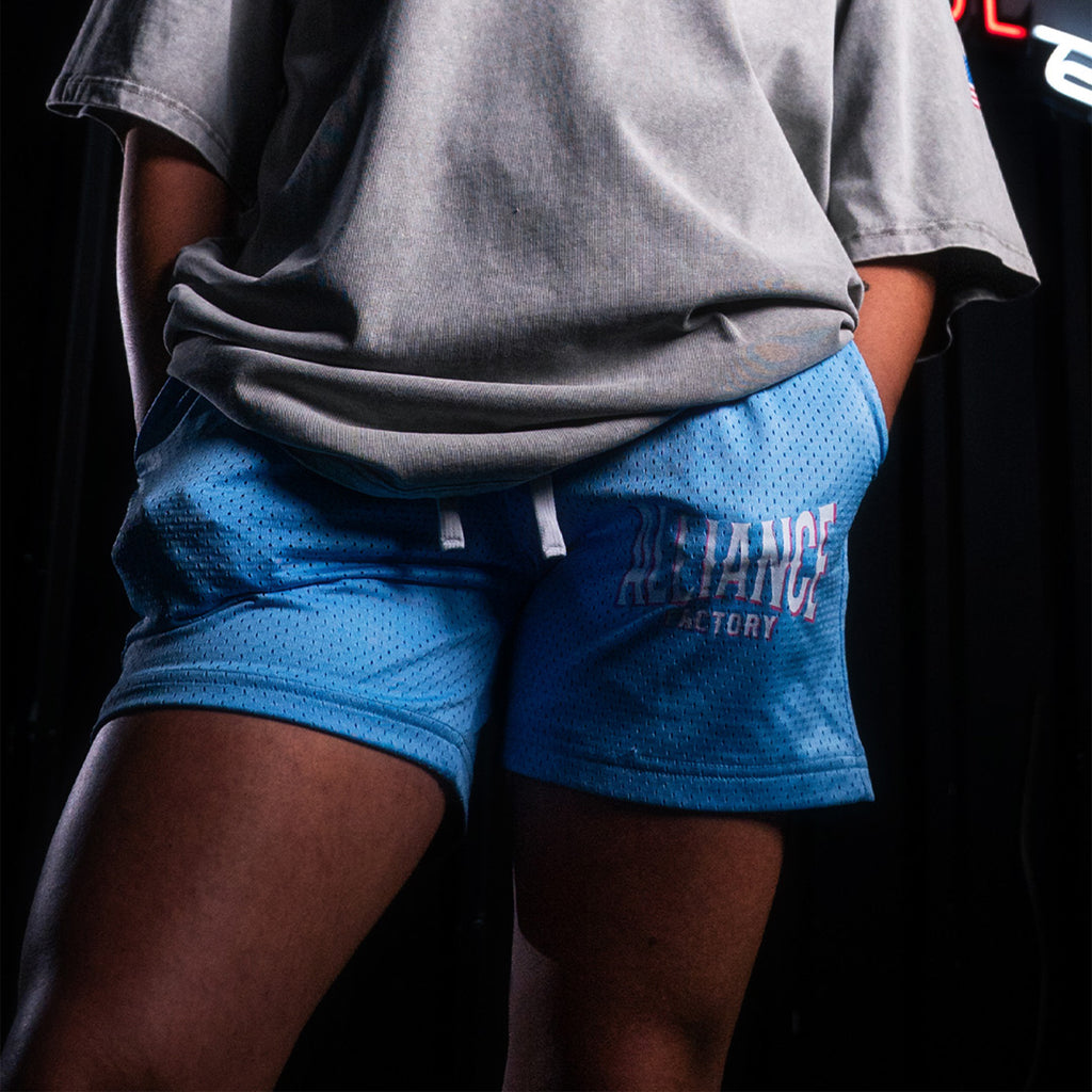 Mesh Drawstring Shorts