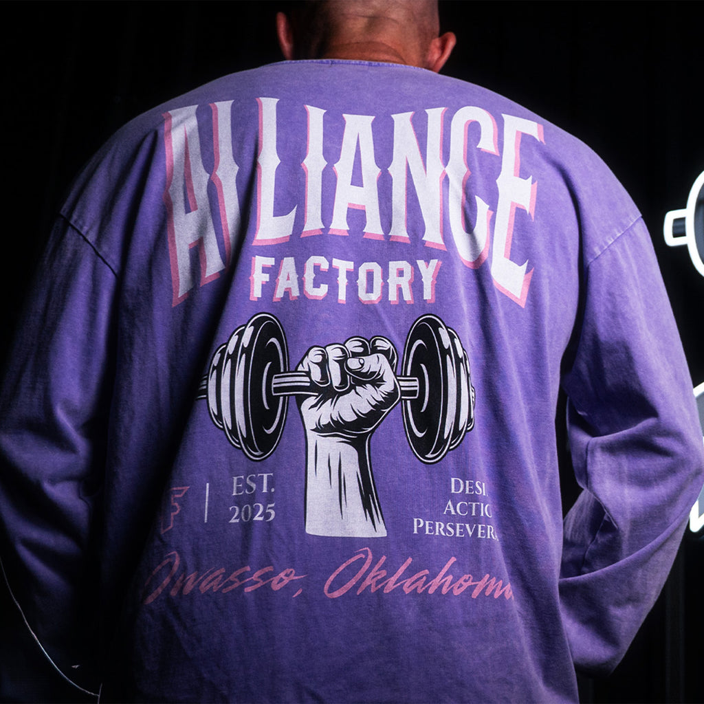 Acid Wash Oversize Long Sleeve T-Shirt